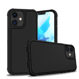 Shockproof Heavy Duty High Impact Resistant Rugged Hybrid Three Layer Armor Full Body Protection Case for iPhone 12, 12 Pro 6.1"