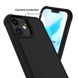 Shockproof Heavy Duty High Impact Resistant Rugged Hybrid Three Layer Armor Full Body Protection Case for iPhone 12, 12 Pro 6.1"