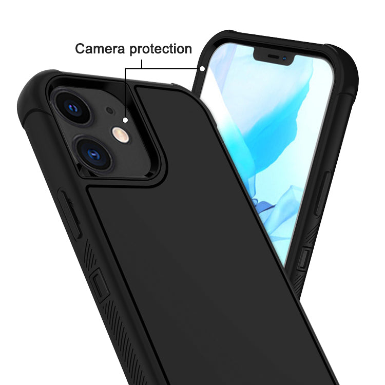 Shockproof Heavy Duty High Impact Resistant Rugged Hybrid Three Layer Armor Full Body Protection Case for iPhone 12 Mini 5.4"