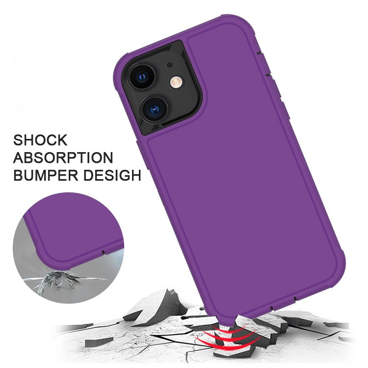 Shockproof Heavy Duty High Impact Resistant Rugged Hybrid Three Layer Armor Full Body Protection Case for iPhone 12 Mini 5.4"