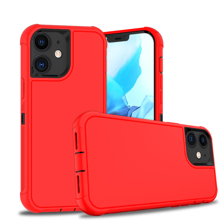 Shockproof Heavy Duty High Impact Resistant Rugged Hybrid Three Layer Armor Full Body Protection Case for iPhone 12 Mini 5.4"