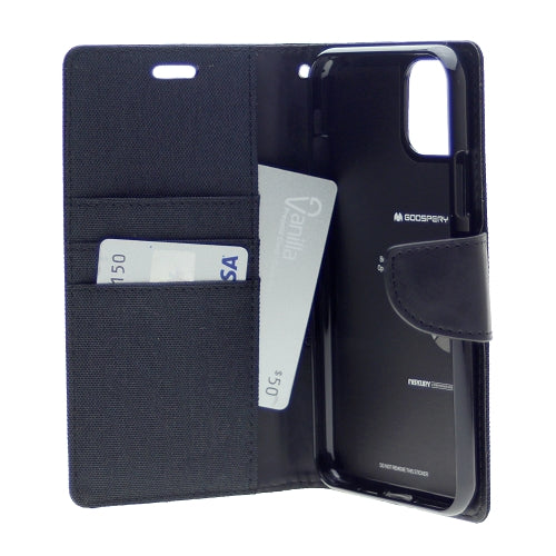 Goospery CANVAS Card Holder Fabric Folio Wallet Flip Stand Case For iPhone 11 Pro Max (6.5 inches)