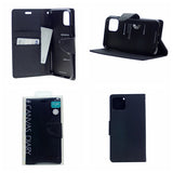 Goospery CANVAS Card Holder Fabric Folio Wallet Flip Stand Case For iPhone 12, iPhone 12 Pro (6.1 inches)