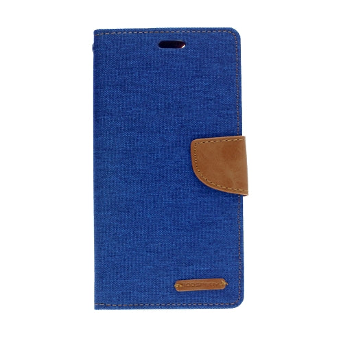 Goospery CANVAS Card Holder Fabric Folio Wallet Flip Stand Case For iPhone 12 Pro Max (6.7 inches)