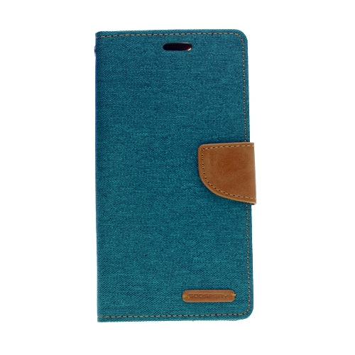Goospery CANVAS Card Holder Fabric Folio Wallet Flip Stand Case For iPhone 12 Pro Max (6.7 inches)