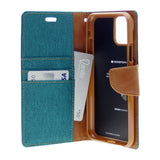 Goospery CANVAS Card Holder Fabric Folio Wallet Flip Stand Case For iPhone 11 Pro Max (6.5 inches)