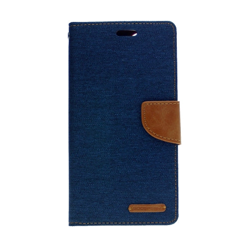 Goospery CANVAS Card Holder Fabric Folio Wallet Flip Stand Case For iPhone 12 Pro Max (6.7 inches)