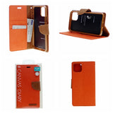 Goospery CANVAS Card Holder Fabric Folio Wallet Flip Stand Case For iPhone 11 Pro Max (6.5 inches)