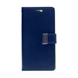 Goospery Rich iPhone 12, iPhone 12 Pro Wallet Case (6.1 inches) Extra Card Slots Leather Flip Cover