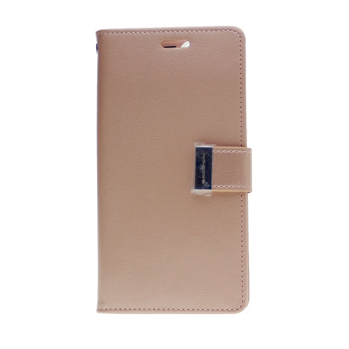 Goospery Rich iPhone 12 Mini Wallet Case (5,4 inches) Extra Card Slots Leather Flip Cover