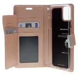 Goospery Rich iPhone 11 Wallet Case (6.1 inches) Extra Card Slots Leather Flip Cover