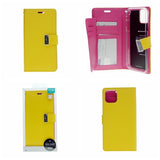 Goospery Rich iPhone 12, iPhone 12 Pro Wallet Case (6.1 inches) Extra Card Slots Leather Flip Cover