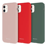 Goospery Liquid Silicone Case for iPhone-12/12Pro (6.1") Jelly Rubber Bumper Case with Soft Microfiber Lining