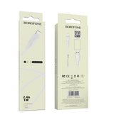 BOROFONE BX18 Optimal Charging Data Sync Cable For USB-Lightning devices