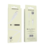 BOROFONE BX18 Optimal Charging Data Sync Cable For USB-Lightning devices