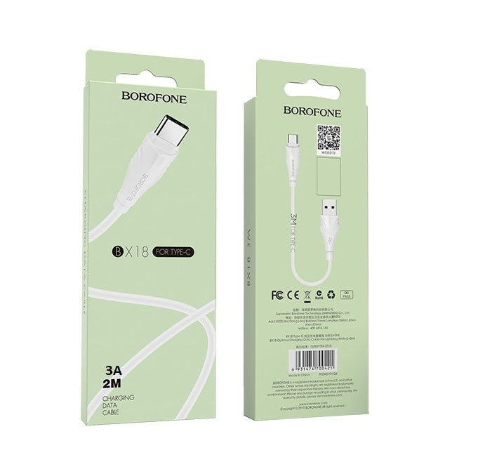 BOROFONE BX18 Optimal Charging Data Sync Cable For USB-C aka Type-C devices