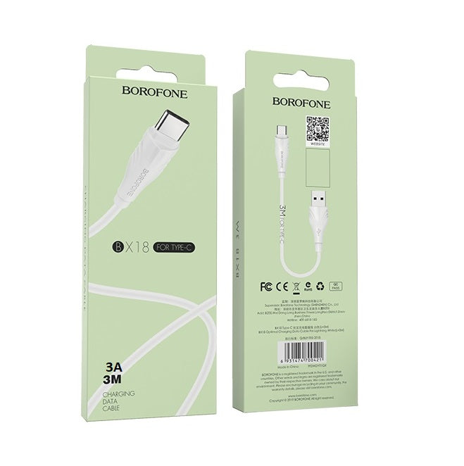 BOROFONE BX18 Optimal Charging Data Sync Cable For USB-C aka Type-C devices