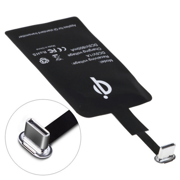 Type C Wireless Charging Receiver, Tag Qi USB C Wireless Charger Receiver Patch Module Chip for USB-C Phones