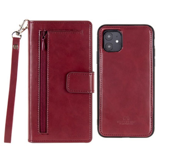 GOOSPERY Detachable Diary Horizontal Flip Leather Case with Holder & Card Slots & Zipper & Wallet For iPhone 11 Pro 5.8"