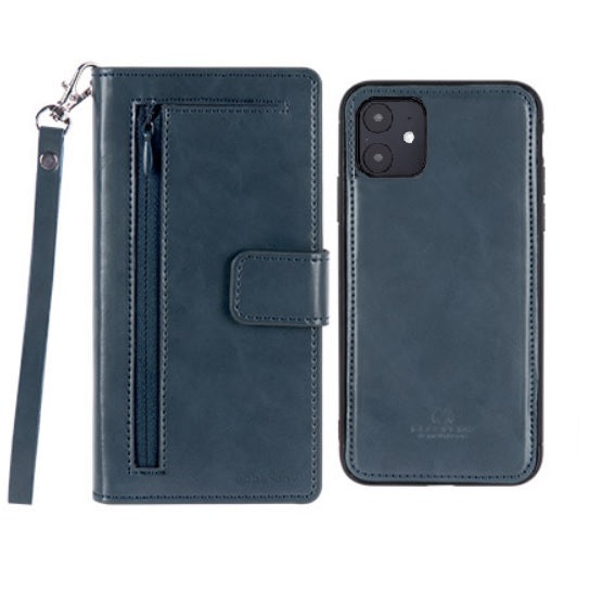 GOOSPERY Detachable Diary Horizontal Flip Leather Case with Holder & Card Slots & Zipper & Wallet For iPhone 11 Pro Max 6.5"
