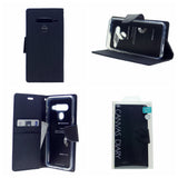 Goospery CANVAS Card Holder Fabric Folio Wallet Flip Stand Case For LG G8 ThinQ(2019) 6.1"