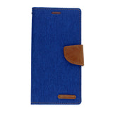 Goospery CANVAS Card Holder Fabric Folio Wallet Flip Stand Case For LG G8 ThinQ(2019) 6.1"