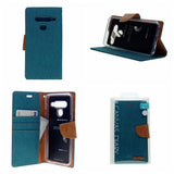 Goospery CANVAS Card Holder Fabric Folio Wallet Flip Stand Case For LG G8 ThinQ(2019) 6.1"