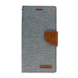 Goospery CANVAS Card Holder Fabric Folio Wallet Flip Stand Case For LG G8 ThinQ(2019) 6.1"