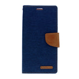 Goospery CANVAS Card Holder Fabric Folio Wallet Flip Stand Case For LG G8 ThinQ(2019) 6.1"