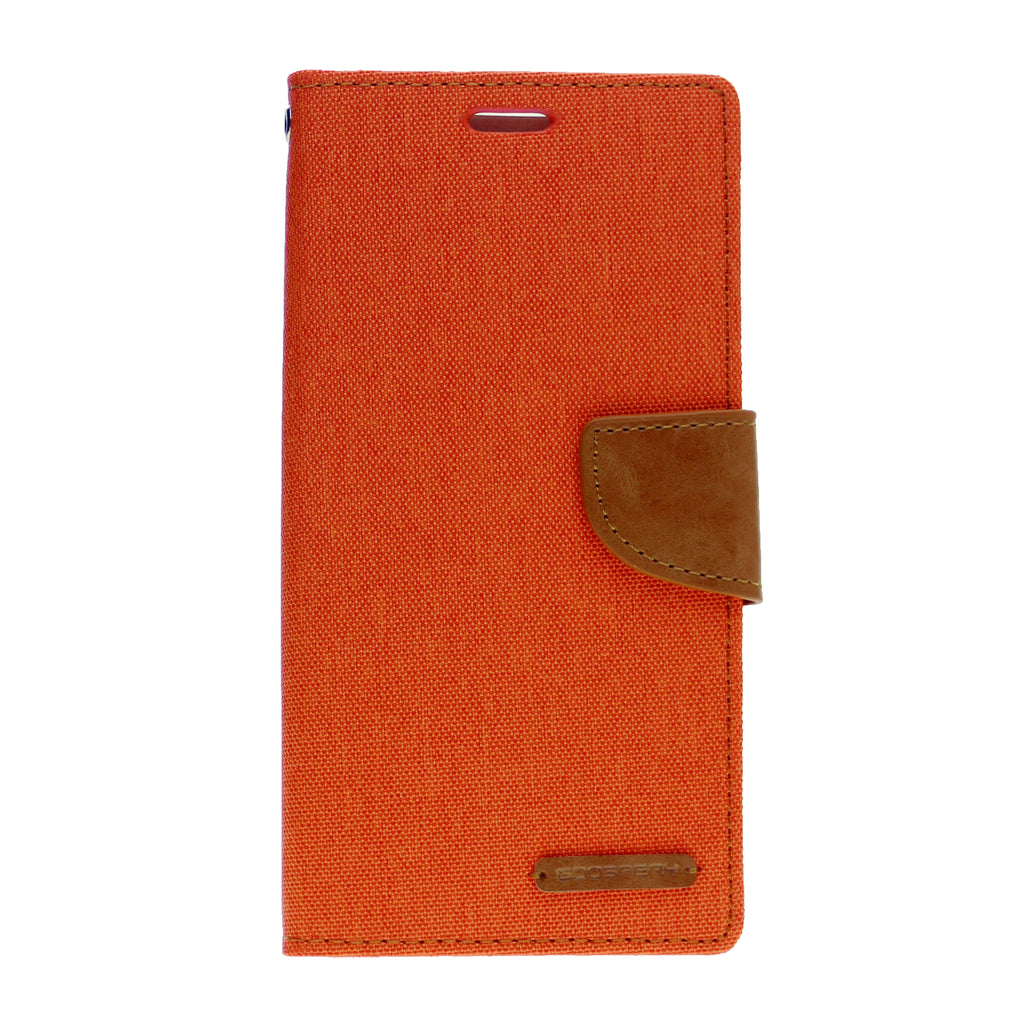 Goospery CANVAS Card Holder Fabric Folio Wallet Flip Stand Case For LG G8 ThinQ(2019) 6.1"