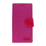 Goospery CANVAS Card Holder Fabric Folio Wallet Flip Stand Case For LG G8 ThinQ(2019) 6.1"