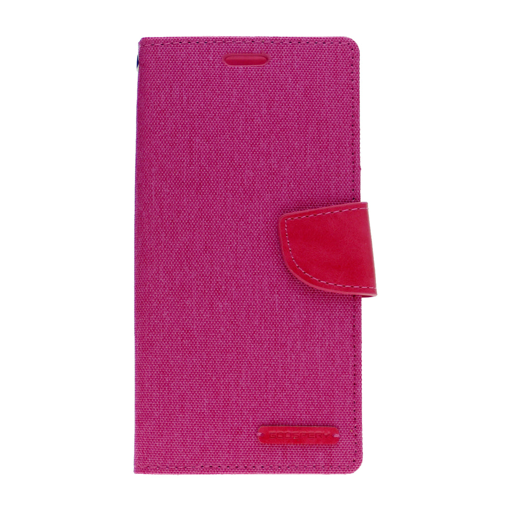 Goospery CANVAS Card Holder Fabric Folio Wallet Flip Stand Case For LG G8 ThinQ(2019) 6.1"