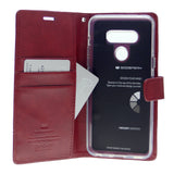 Goospery Blue Moon w/Magnet Clip Leather Wallet Folio Flip Stand Case for LG K41s(2020) 6.55"