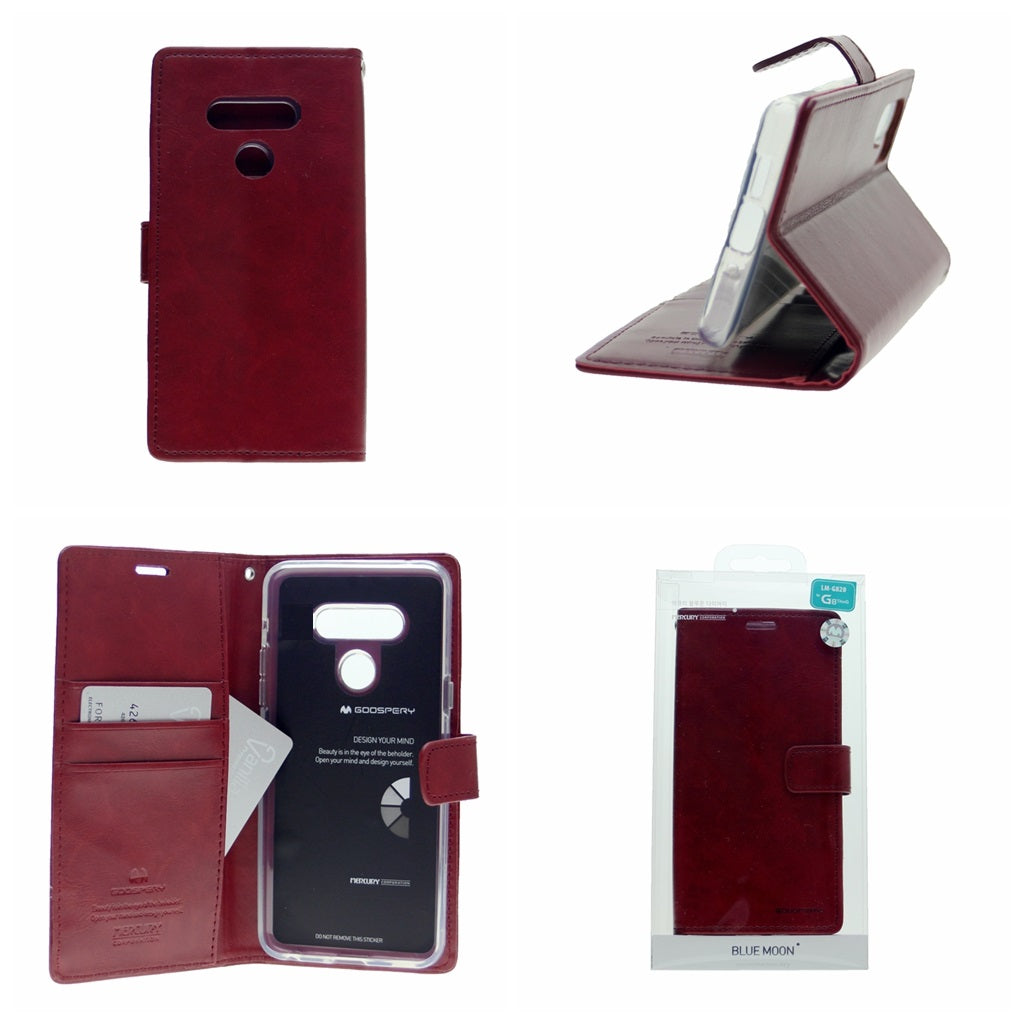 Goospery Blue Moon w/Magnet Clip Leather Wallet Folio Flip Stand Case for LG K41s(2020) 6.55"