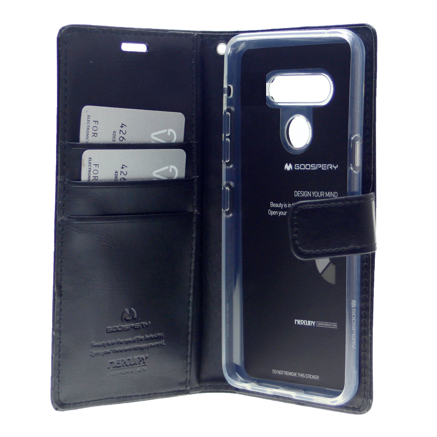 Goospery Blue Moon w/Magnet Clip Leather Wallet Folio Flip Stand Case for LG K41s(2020) 6.55"