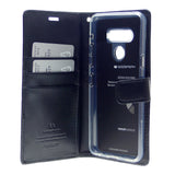 Goospery Blue Moon w/Magnet Clip Leather Wallet Folio Flip Stand Case for LG K41s(2020) 6.55"