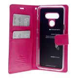 Goospery Blue Moon w/Magnet Clip Leather Wallet Folio Flip Stand Case for LG K41s(2020) 6.55"