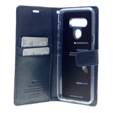 Goospery Blue Moon w/Magnet Clip Leather Wallet Folio Flip Stand Case for LG K41s(2020) 6.55"