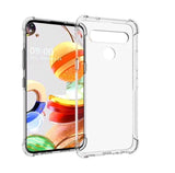 Clear Thin Soft Gel Rubber Bumper Back Cover Case For LG K61(2020) 6.53"