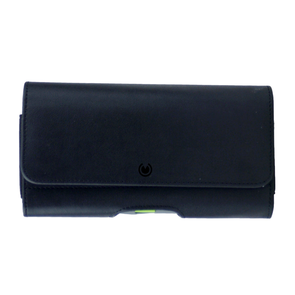 Premium Horizontal PU Leather Pouch with Card Slot (fits the Phone +heavy duty protective case)