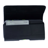 Premium Horizontal PU Leather Pouch with Card Slot (fits the Phone +heavy duty protective case)