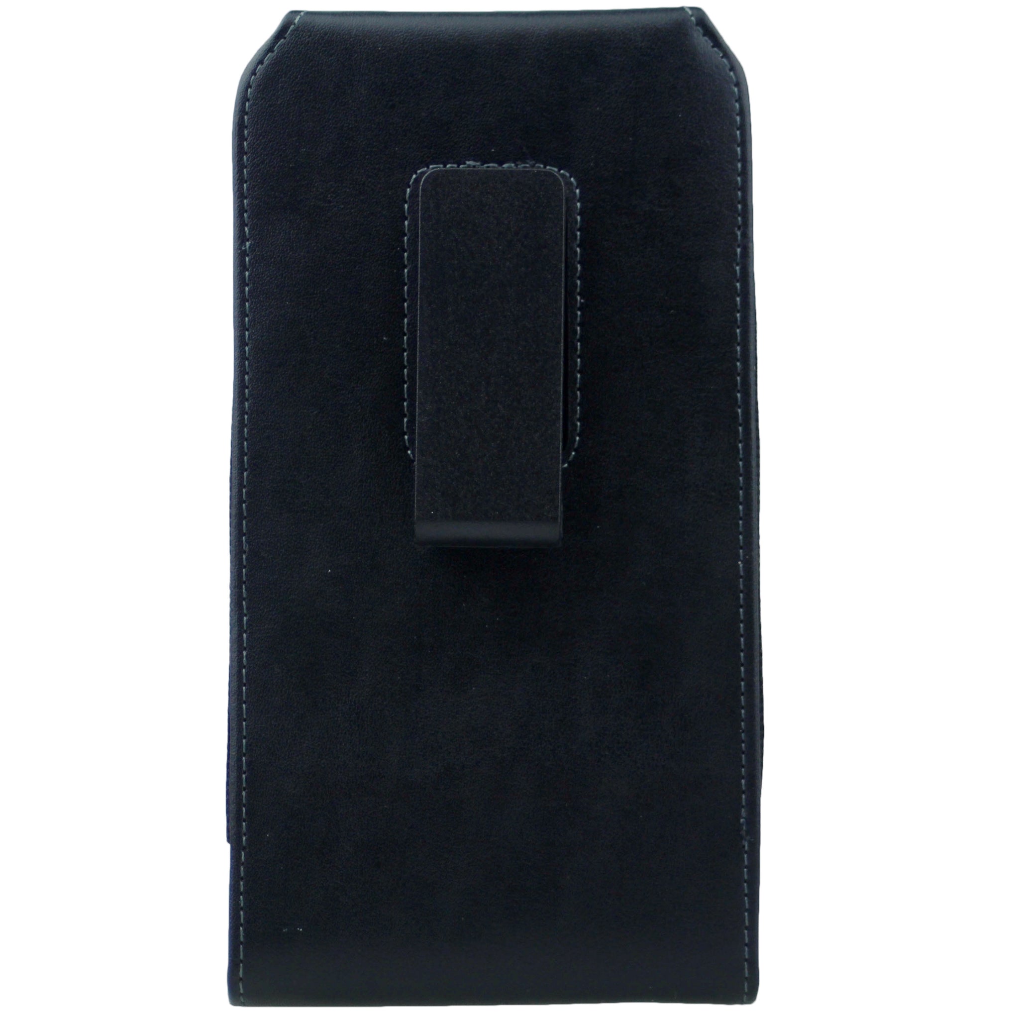 Premium Vertical PU Leather Pouch with Card Slot (fits the Phone +heavy duty protective case)
