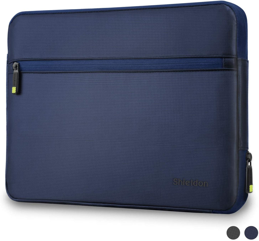 SHIELDON 13-14-Inch Laptop Sleeve Case Bag with Accessory Pocket, Water Repellent Handbag