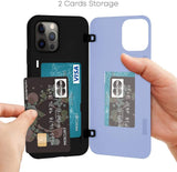 Goospery iPhone 12Pro (6.7") Max Wallet Case with Card Holder, Protective Dual Layer Bumper Phone Case