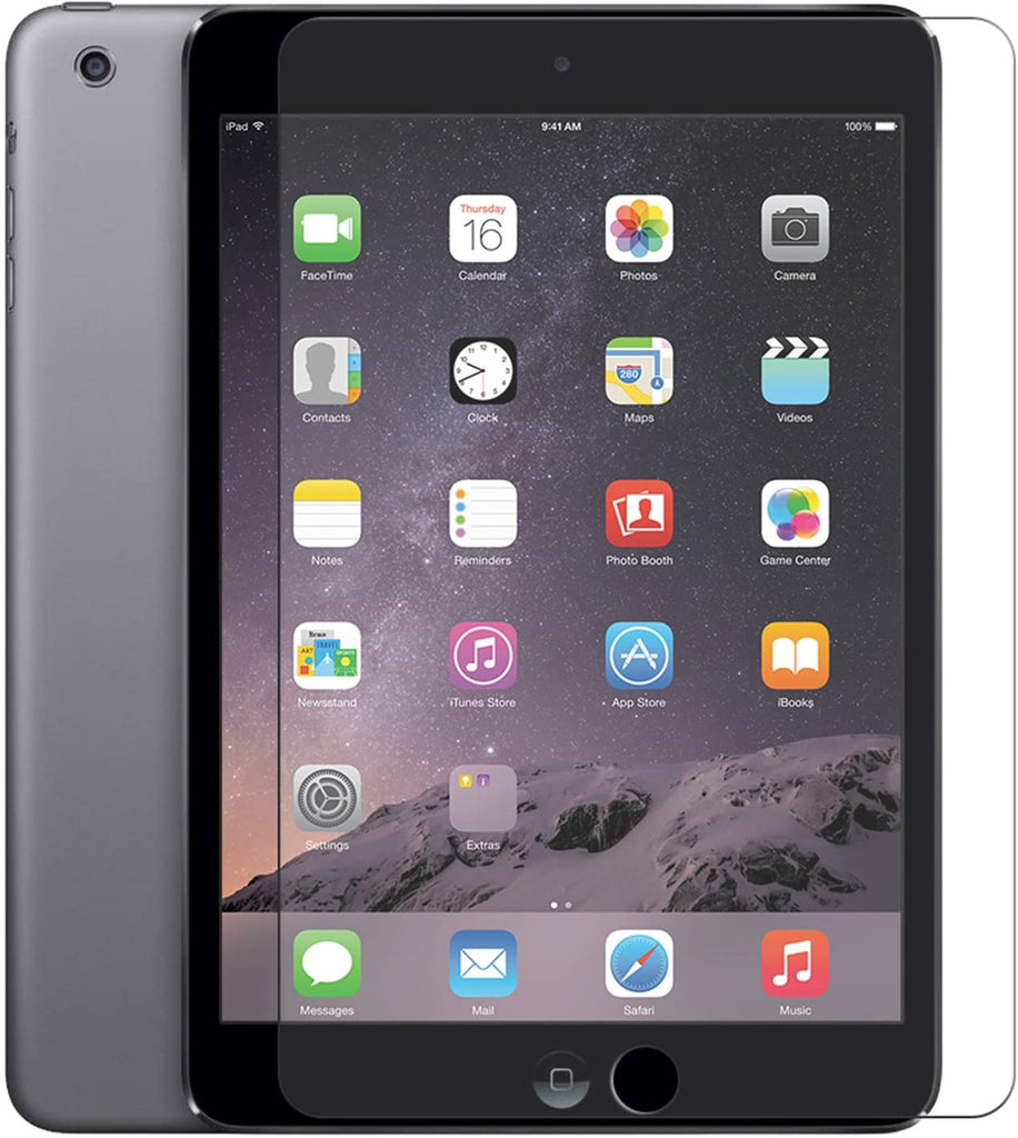 [1Piece] Tempered Glass Screen Protector for iPad Air(5th Gen), Air2 (6th Gen), 9.7"(2017) (2018)