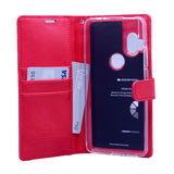 Goospery Blue Moon w/Magnet Clip Leather Wallet Folio Flip Stand Case for Motorola Moto One Hyper(20) 6.5"
