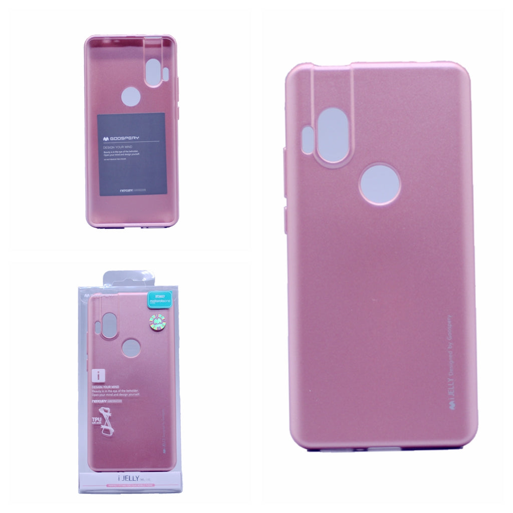 Goospery Pearl Jelly Case for Motorola Moto One Hyper(20) 6.5" Slim Thin Rubber Case