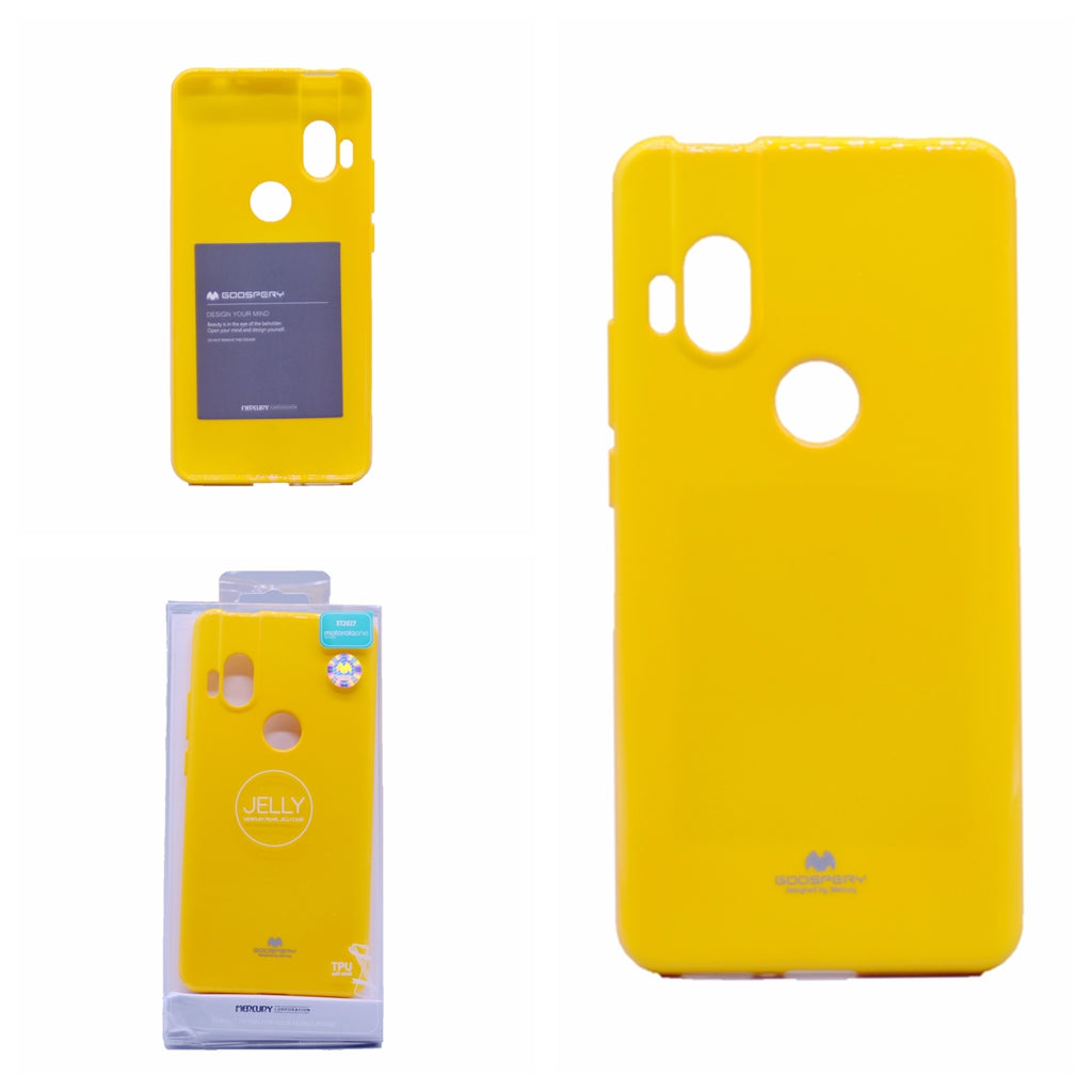 Goospery Pearl Jelly Case for Motorola Moto One Hyper(20) 6.5" Slim Thin Rubber Case