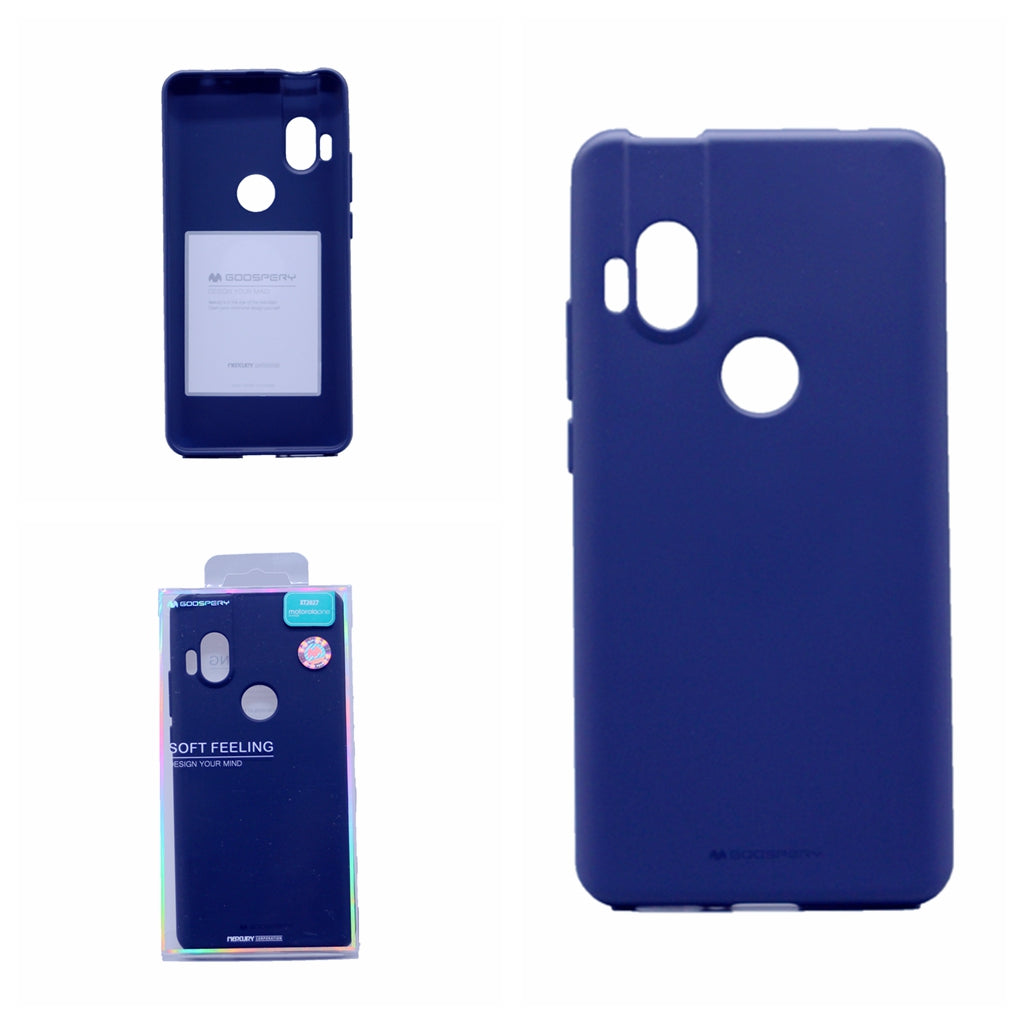 Goospery Soft Feeling Jelly Case for Motorola Moto One Hyper(20) 6.5" Silky Slim Bumper Cover