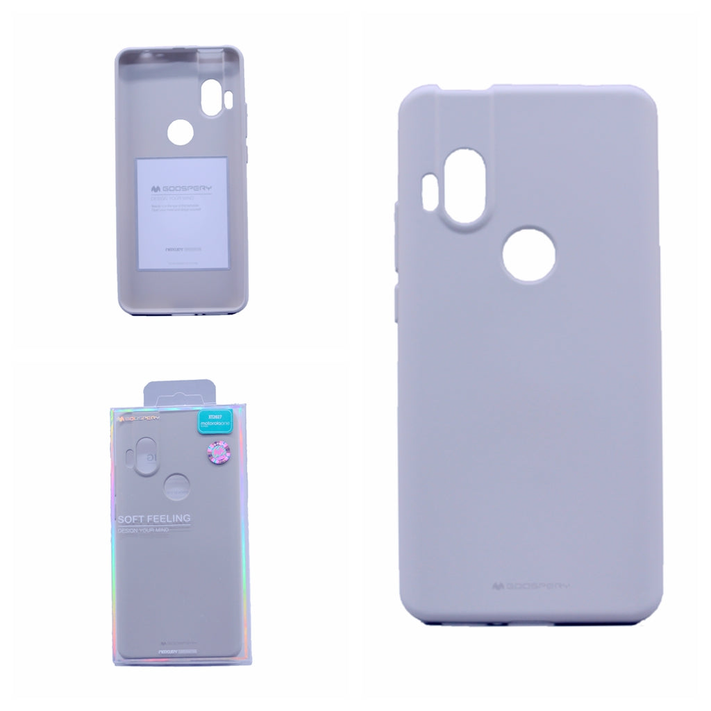 Goospery Soft Feeling Jelly Case for Motorola Moto One Hyper(20) 6.5" Silky Slim Bumper Cover